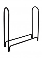 Outdoor Log Rack Black