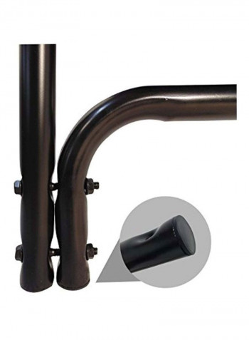 Outdoor Log Rack Black