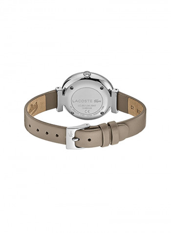 Women's Leather Analog Wrist Watch 2001141