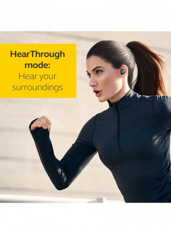 Jabra Elite Active 75t Earbuds - Active Noise Cancelling True Wireless Sports Earphones with Long Battery Life For Calls and Music - Navy