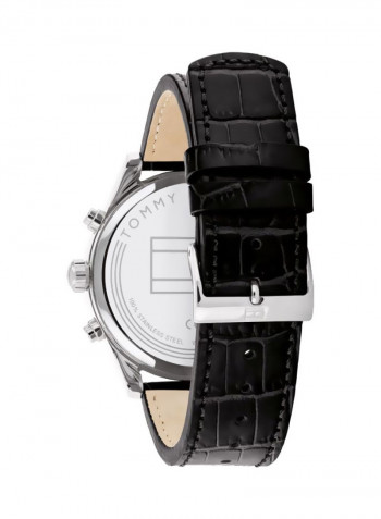 Men's Leather Analog Watch-2770097
