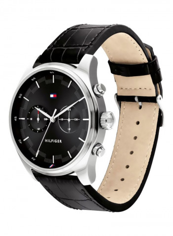 Men's Leather Analog Watch-2770097