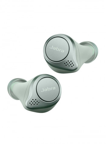 Jabra Elite Active 75t Earbuds - Active Noise Cancelling True Wireless Sports Earphones with Long Battery Life for Calls and Music - Mint