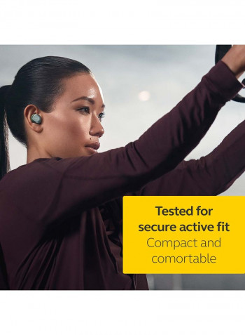 Jabra Elite Active 75t Earbuds - Active Noise Cancelling True Wireless Sports Earphones with Long Battery Life for Calls and Music - Mint