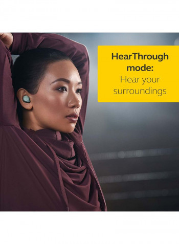 Jabra Elite Active 75t Earbuds - Active Noise Cancelling True Wireless Sports Earphones with Long Battery Life for Calls and Music - Mint
