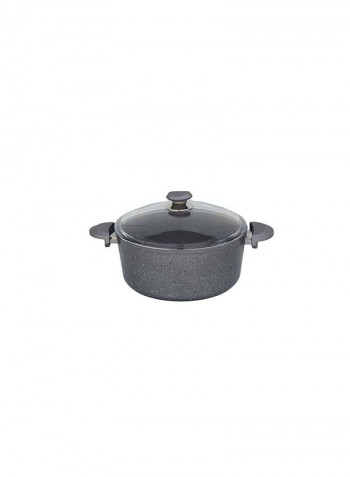 9-Piece Granite Cookware Set Grey