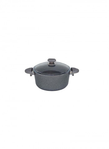 9-Piece Granite Cookware Set Grey