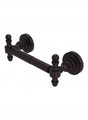 Retro Dot Collection Double Post Tissue Holder Brown