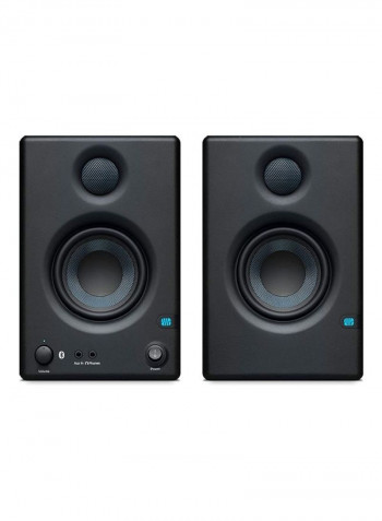 2-Piece Eris E3.5 Studio Monitors Bluetooth Speakers 3.5BT 3.5BT Black