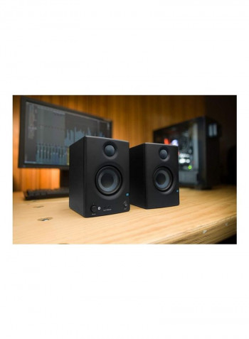 2-Piece Eris E3.5 Studio Monitors Bluetooth Speakers 3.5BT 3.5BT Black