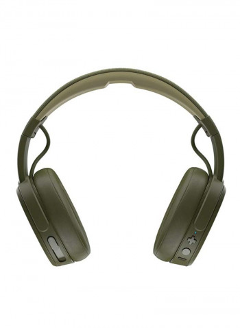 Crusher Bluetooth Wireless Over-Ear Headphone With Microphone Moss/Olive/Yellow