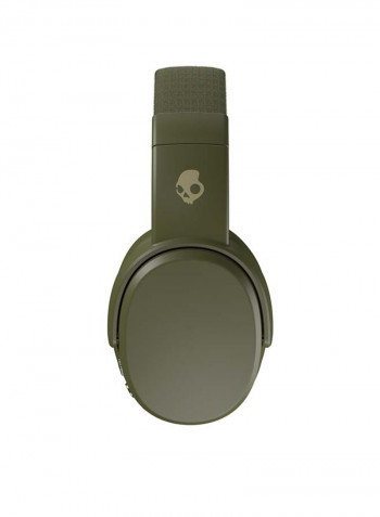 Crusher Bluetooth Wireless Over-Ear Headphone With Microphone Moss/Olive/Yellow
