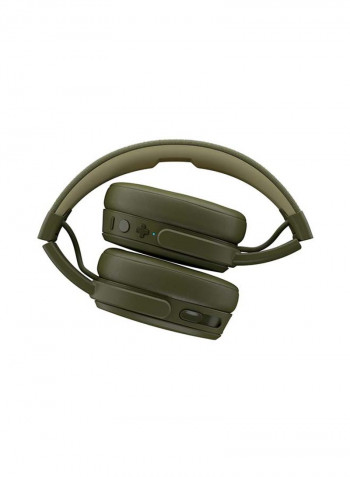 Crusher Bluetooth Wireless Over-Ear Headphone With Microphone Moss/Olive/Yellow