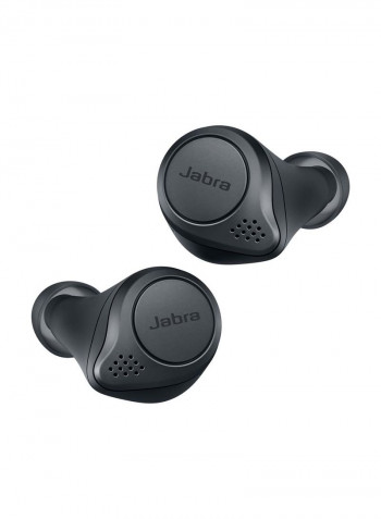 Jabra Elite Active 75t Earbuds - Active Noise Cancelling True Wireless Sports Earphones with Long Battery Life for Calls and Music - Gray