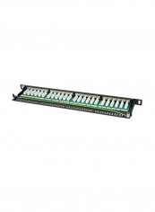Cat6A Patch Panel 19inch Black reviews Cat6A Patch Panel 19inch Black