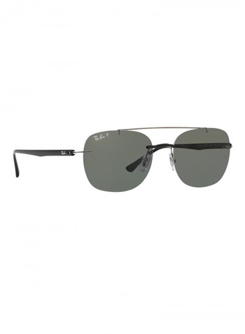 Men's Square Sunglasses - Lens Size: 55 mm
