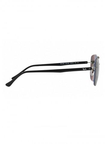 Men's Square Sunglasses - Lens Size: 55 mm