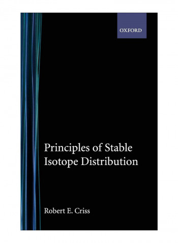 Principles Of Stable Isotope Distribution Hardcover