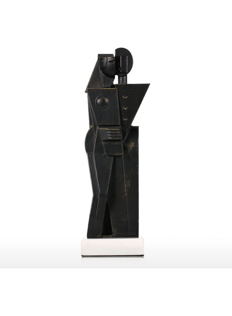 Hug Abstract Statue Modern Art Black 11 x 7.5 x 34cm