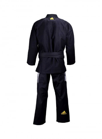 Contest Brazilian Jiu-Jitsu Uniform - Black, A5 A5