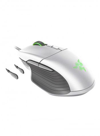 Basilisk Ergonomic FPS Gaming Mouse 124 x 75 x 43millimeter Mercury White