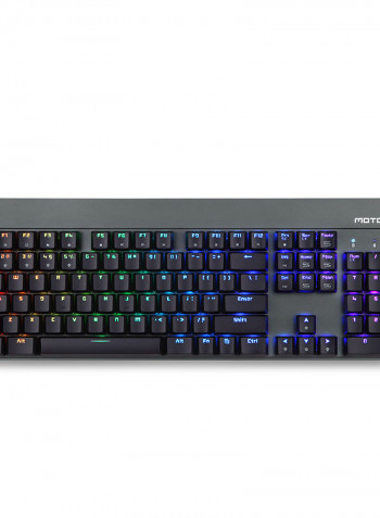 GK81 Mechanical Wired Keyboard - English Black