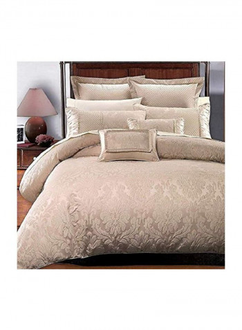 7-Piece Duvet Cover Set Beige