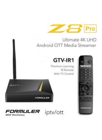 2GB RAM 16GB ROM Ultimate 4K UHD Android IPTV Box Z8 PRO Black