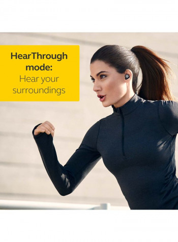 Jabra Elite Active 75t Earbuds - Active Noise Cancelling True Wireless Sports Earphones with Long Battery Life for Calls and Music - Titanium Black