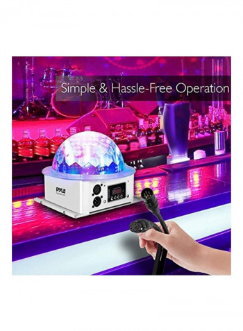 Ceiling Projector DJ Party Light White/Black 7.1x8.7x8.7inch