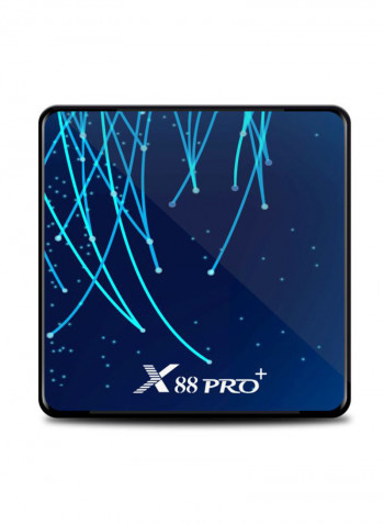 Pro Plus Android Smart TV Box With Remote Control For Smart TV RK3368 Blue
