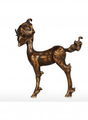Fairy Deer Peaceful Sculpture Bronze 28 x 11 x 33cm