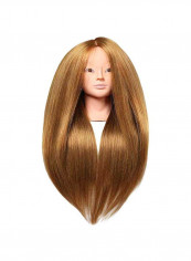 Long Hair Mannequin Training Head With Clamp And Tool Set Brown/Gold/Beige