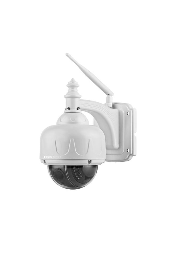 2-Way Full-HD Waterproof IP Camera - EU Plug White 25.5x17x23centimeter