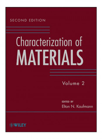Characterization Of Materials, 2nd Edition Hardcover