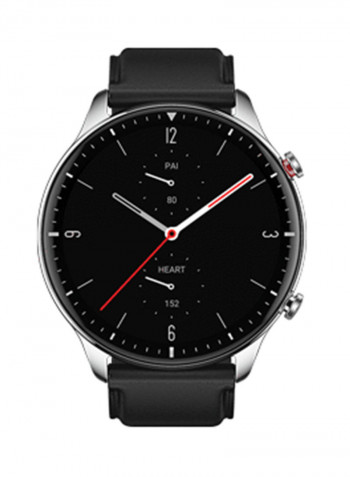 GTR 2 Smartwatch with 3D Curved Bezel-less Design Classic Edition Obsidian Black