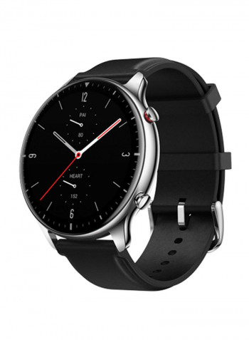 GTR 2 Smartwatch with 3D Curved Bezel-less Design Classic Edition Obsidian Black