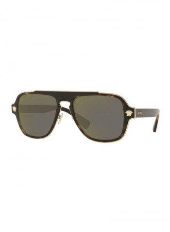 Men's UV-Protected Pilot Sunglasses - Lens Size: 56 mm