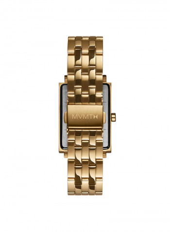 Women's Stainless Steel Analog Wrist Watch 28700005 With Yellow Gold Cuff Bracelet And Everscroll Blue-Light Protective Glasses