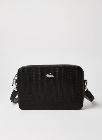 Leather Crossbody Bag Noir