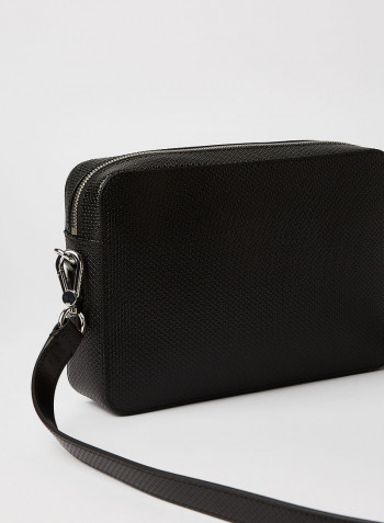 Leather Crossbody Bag Noir