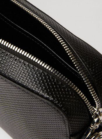 Leather Crossbody Bag Noir