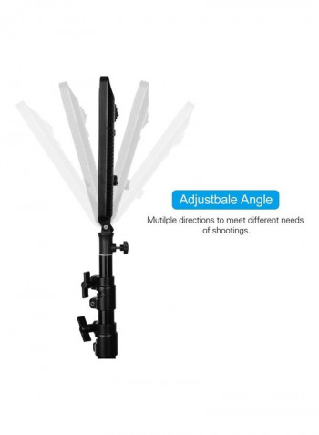 LED Light Panel for Photography White/Black