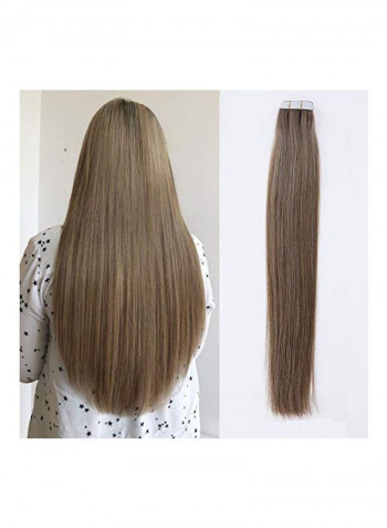 Long Straight Hair Extension Brown 22inch