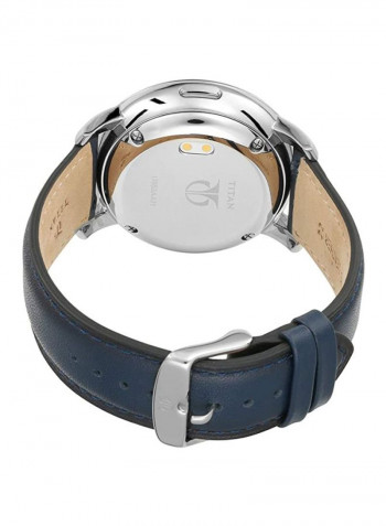 Men's Leather Analog Watch