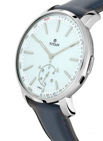 Men's Leather Analog Watch
