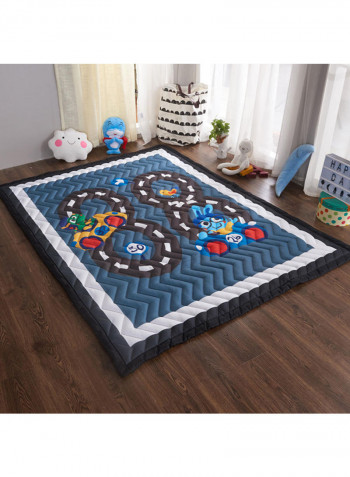 Cartoon Printed Anti-Slip Rug Multicolour 145x195centimeter