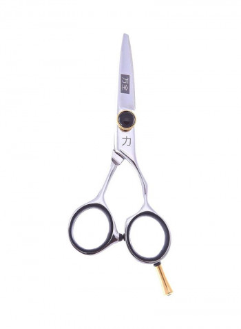 Off Set Designed Scissor Silver 4.5inch