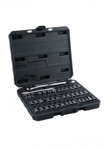 42-Piece Torx Bit Socket Wrench Set Silver/Black