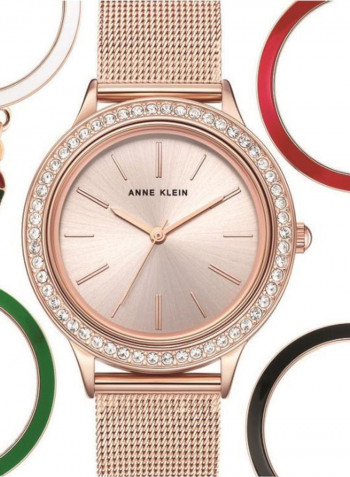 Women's Stainless Steel Analog Watch AK3166RINT